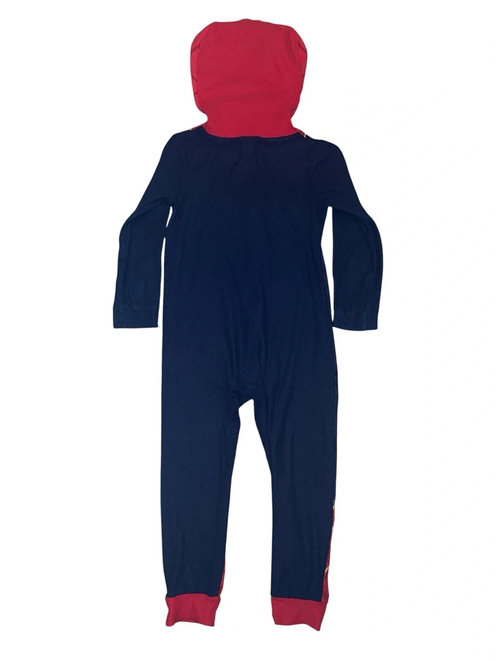 Spider-Man Inspired Kids Hooded Superhero Onesie - Red & Blue